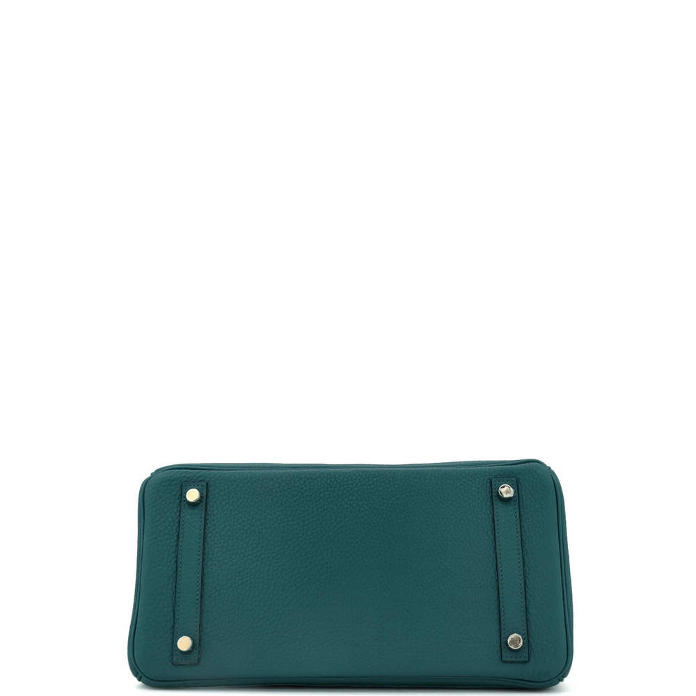 Hermes Birkin 30 Green Clemence with Gold Hardware - Picture 4 of 8